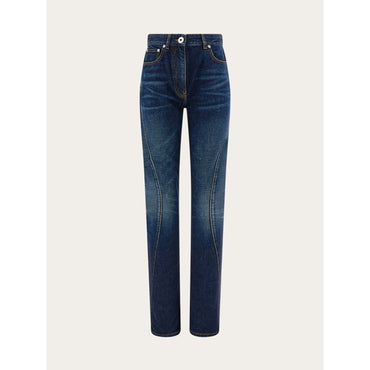 Five Pocket Jeans - Ladies - Blue