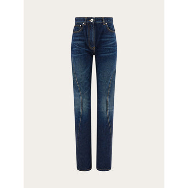 Five Pocket Jeans - Ladies - Blue