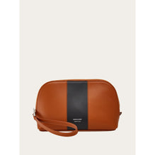 Bicolor Pouch - Men - Cognac/Black