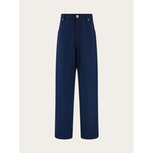 Jeans With Contrasting Stitching - Men - Navy Blue