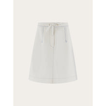 Drawstring Skirt - Ladies - White