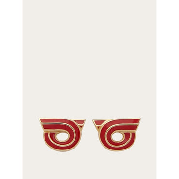 Gancini Earrings - Ladies - Red