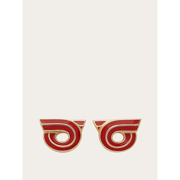 Gancini Earrings - Ladies - Red
