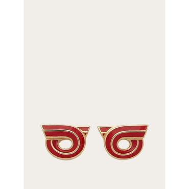Gancini Earrings - Ladies - Red
