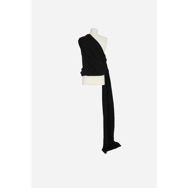 Top One Shoulder Twiste Avec P - Noir