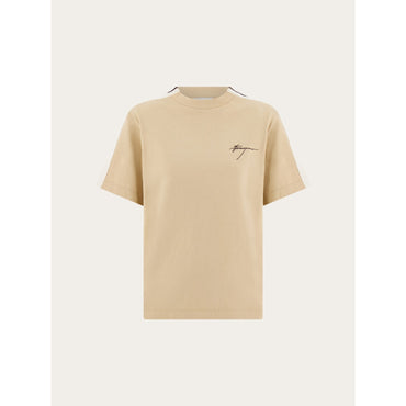 Sporty T-Shirt - Ladies - Beige