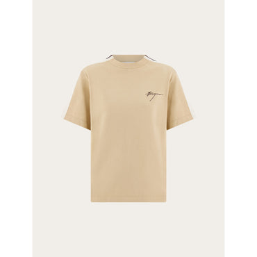 Sporty T-Shirt - Ladies - Beige