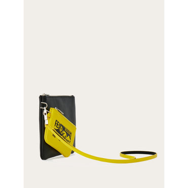 Double Clutch With Logo - Men - Yellow/Black