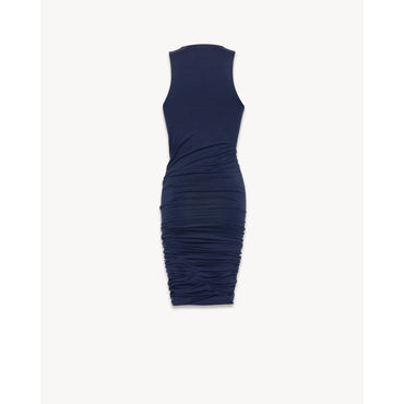 Robe Jersey Vicose Lourd - Marine