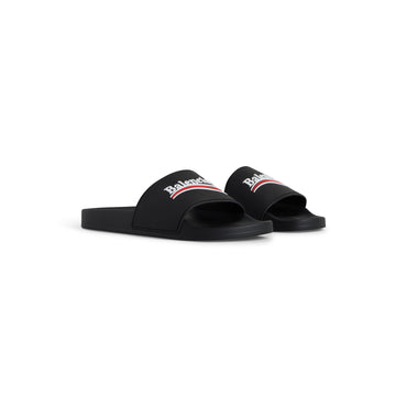 Pool Rubber Political Logo - Black/White/Red
