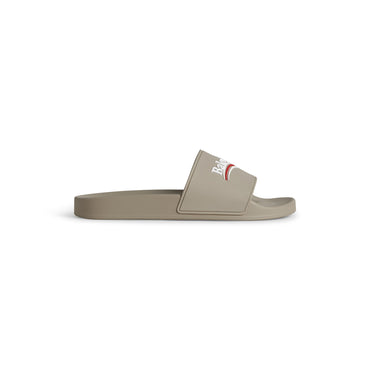 Pool Rubber Political Logo - Beige/White/Red