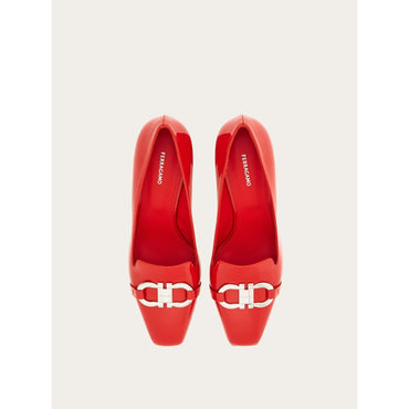 Gancini Ornament Pump - Ladies - Flame Red