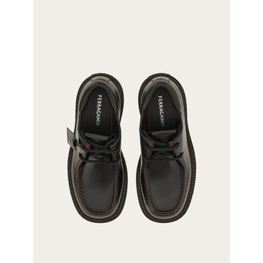 Lace Up Derby - Men - Black