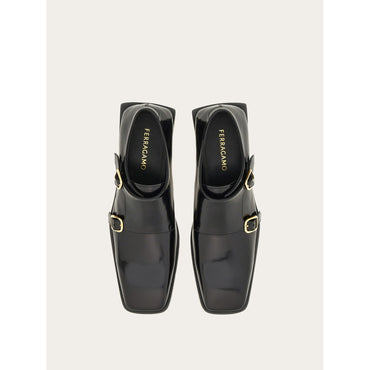 Double Monkstrap - Men - Black