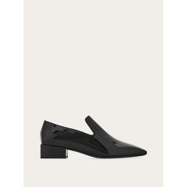 Square Tip Loafer - Ladies - Black