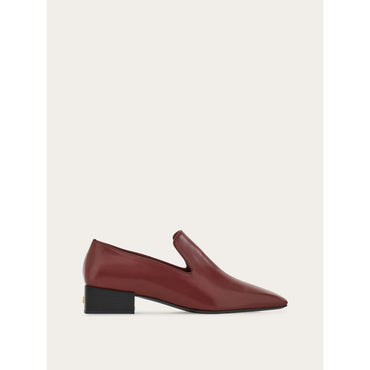 Square Tip Loafer - Ladies - Oxblood