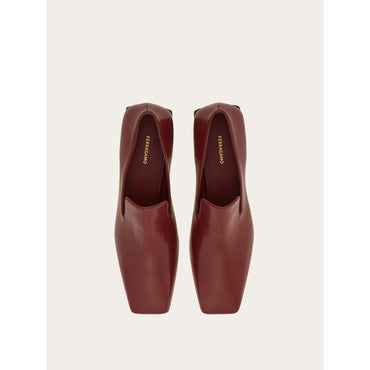 Square Tip Loafer - Ladies - Oxblood