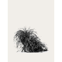 Pump With Feathers - Ladies - Black