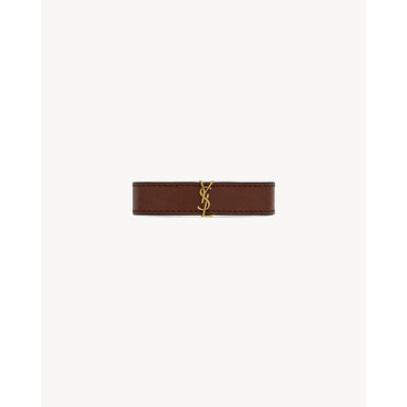 YSL BRACCIALE W_VEGETAL ICARO - DK BR CHOCO/BR CHOCO