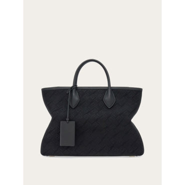 Star-Shaped Tote Bag (L) - Men - Black