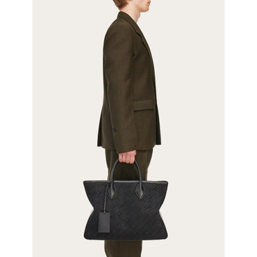 Star-Shaped Tote Bag (L) - Men - Black