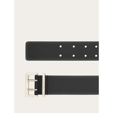 Double Holes Belt - Men - Black