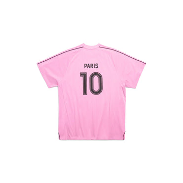Oversized Soccer T-Shirt - Pink/Black