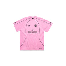 Oversized Soccer T-Shirt - Pink/Black