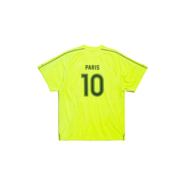 Oversized Soccer T-Shirt - Fluo Yellow/Black