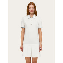Polo Shirt With Two-Tone Detail - Ladies - White