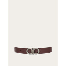 Reversible And Adjustable Gancini Belt - Men - Oxblood/Testa Di Moro
