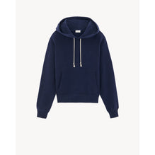 Hoodie Molleton Doux Gots - Marine