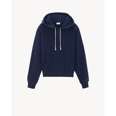 Hoodie Molleton Doux Gots - Marine