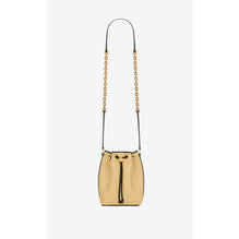 Small Margot Bucket Bag - Natural/Black