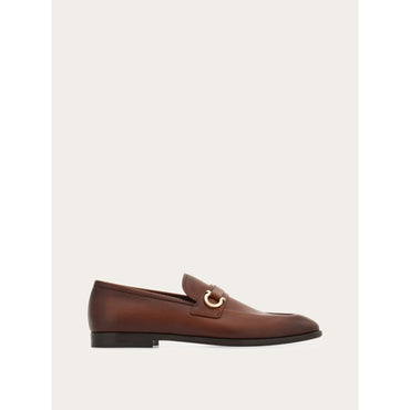Moccasin With Gancini Ornament - Men - Brown