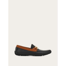 Gancini Ornament Driver - Men - Black/Natural Nude