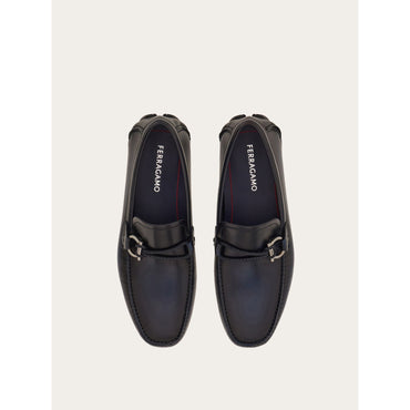 Driver With Gancini Ornament - Men - Teal Blue