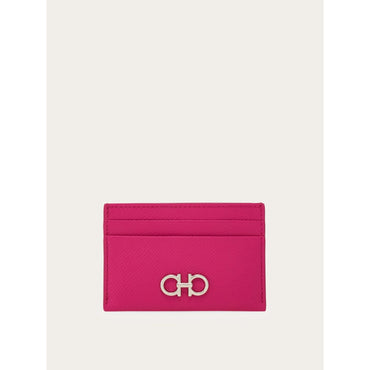 Gancini Card Holder - Ladies - Cerise Pink