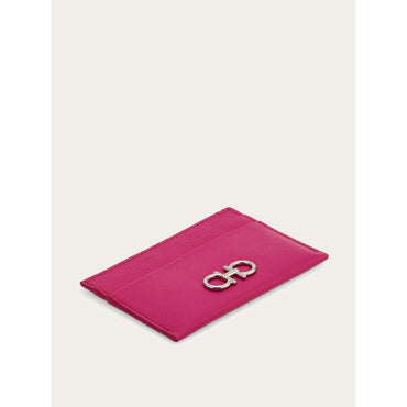 Gancini Card Holder - Ladies - Cerise Pink