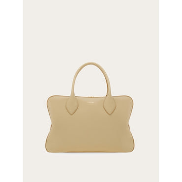 Star-Shaped Handbag (M) - Ladies - Stone