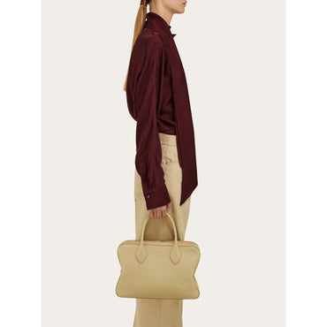 Star-Shaped Handbag (M) - Ladies - Stone