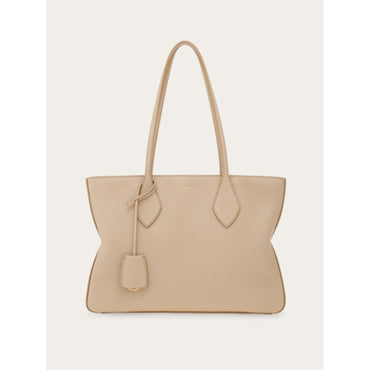Star-Shaped Tote Bag (M) - Ladies - Stone
