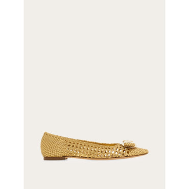 Ballet Flat With New Vara Plate - Ladies - Gold