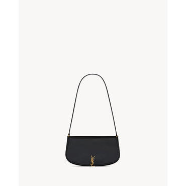 YSL HOBO DEMI LUNE ULTRACALF S - NERO/GOLD