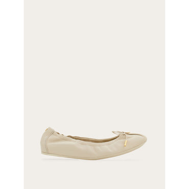 Elasticated Ballet Flat - Ladies - Mascarpone