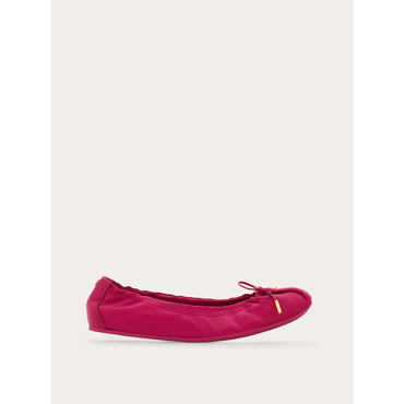 Elasticated Ballet Flat - Ladies - Cherry