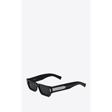 YSL SL 660/F SNG RECYCLED - NERO/GOLD CHAMPAGNE