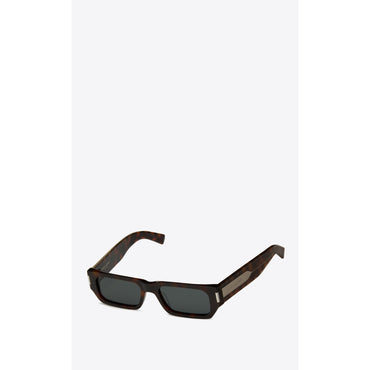 YSL SL 660/F SNG RECYCLED - HAVANA CRYSTAL BLACK