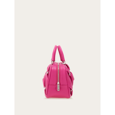 Handbag With Vara Bows - Ladies - Cerise Pink