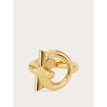 Ring With Gancini - Size 52 - Ladies - Gold